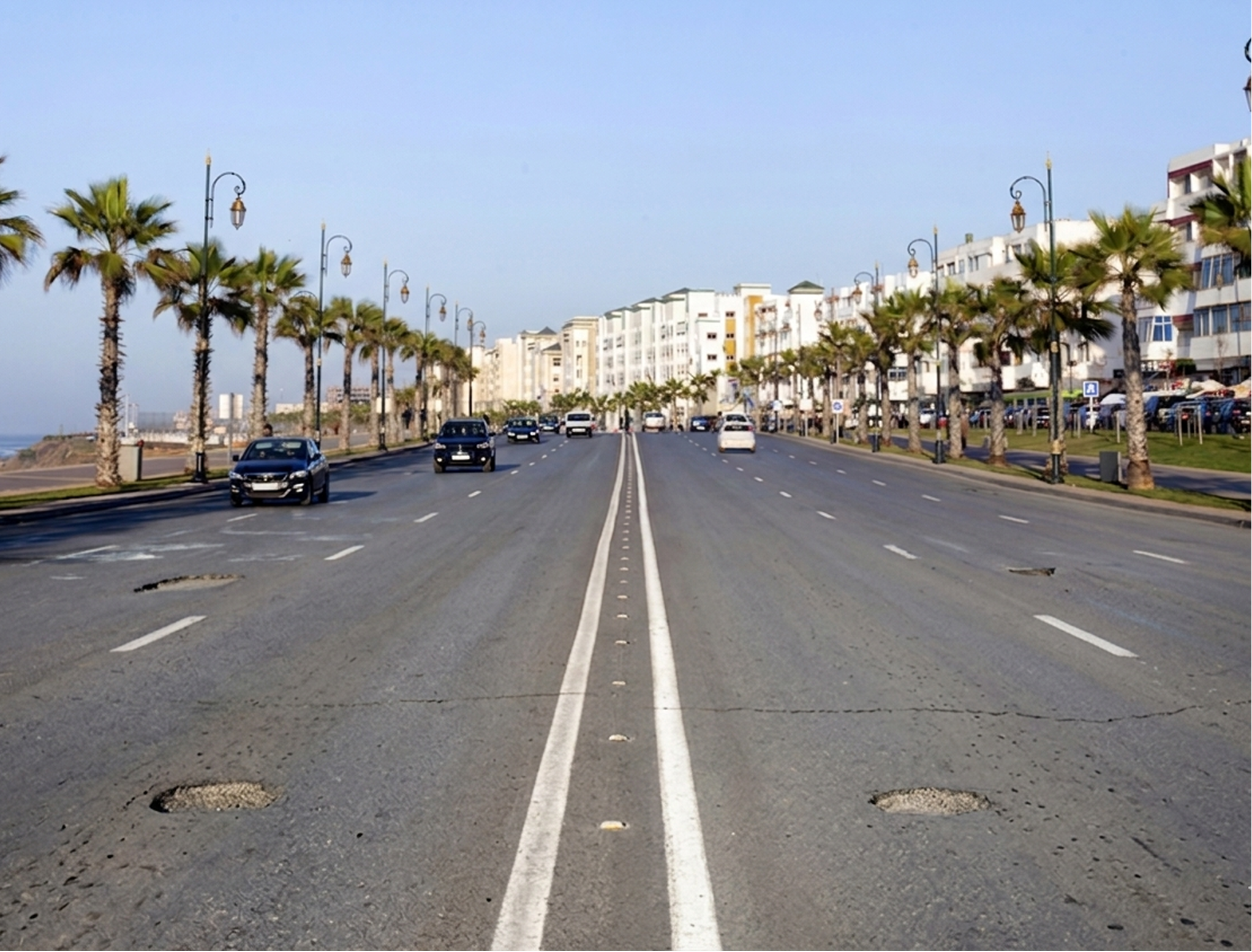 Road, without AI detection